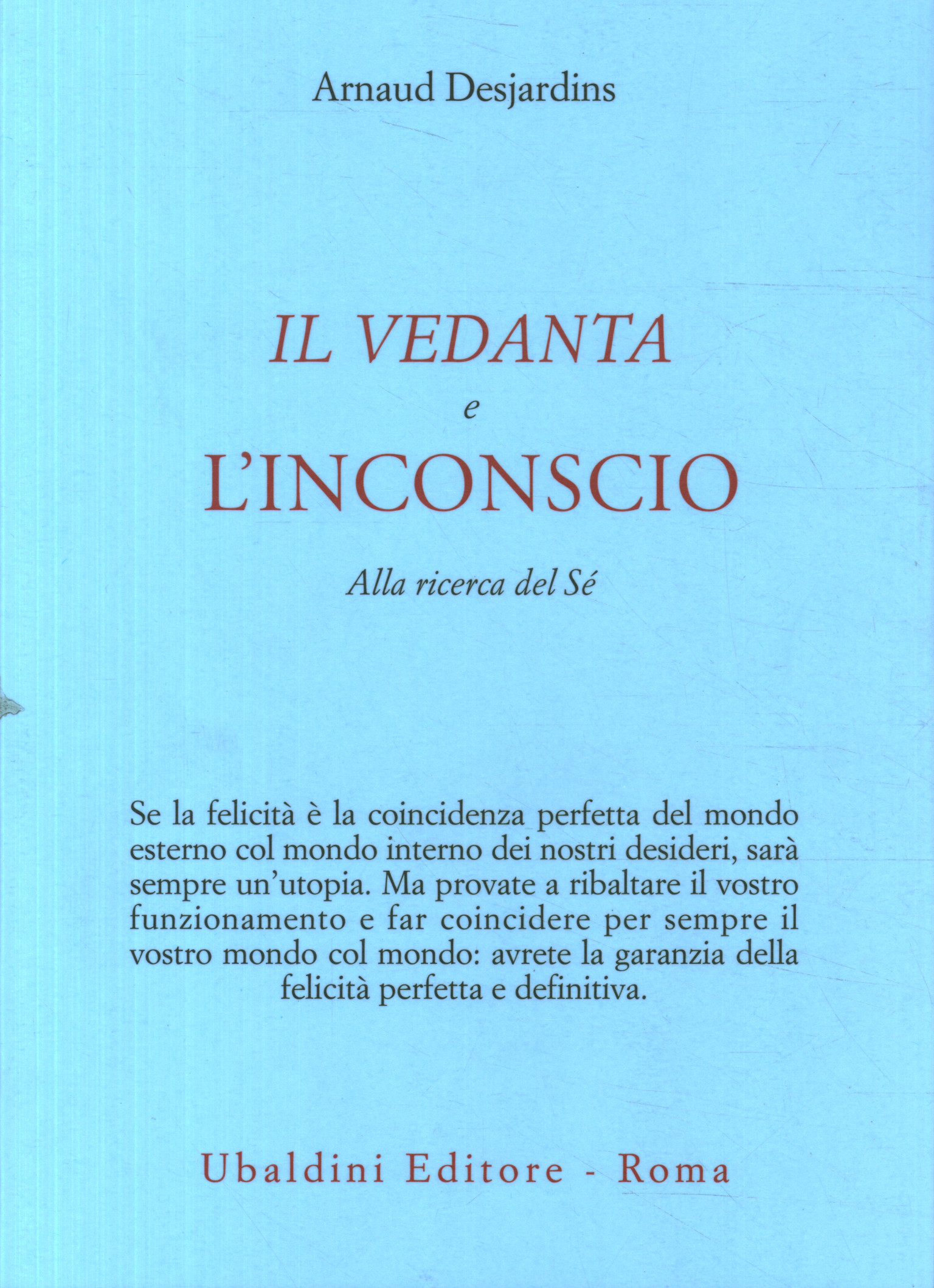 Il Vedanta e l'incoscio