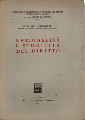 Razionalità e storicità del diritto