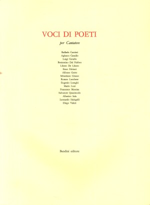 Voix de poètes pour Cantatore