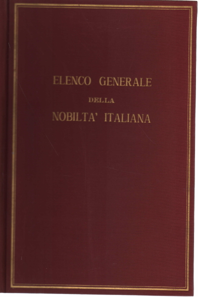 General list of the Italian nobility