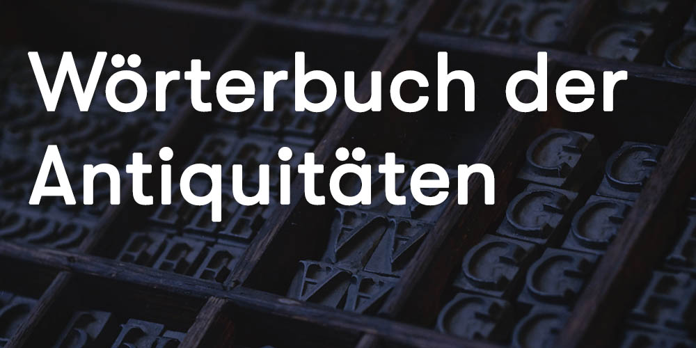 Antiquitäten Wörterbuch Mailand